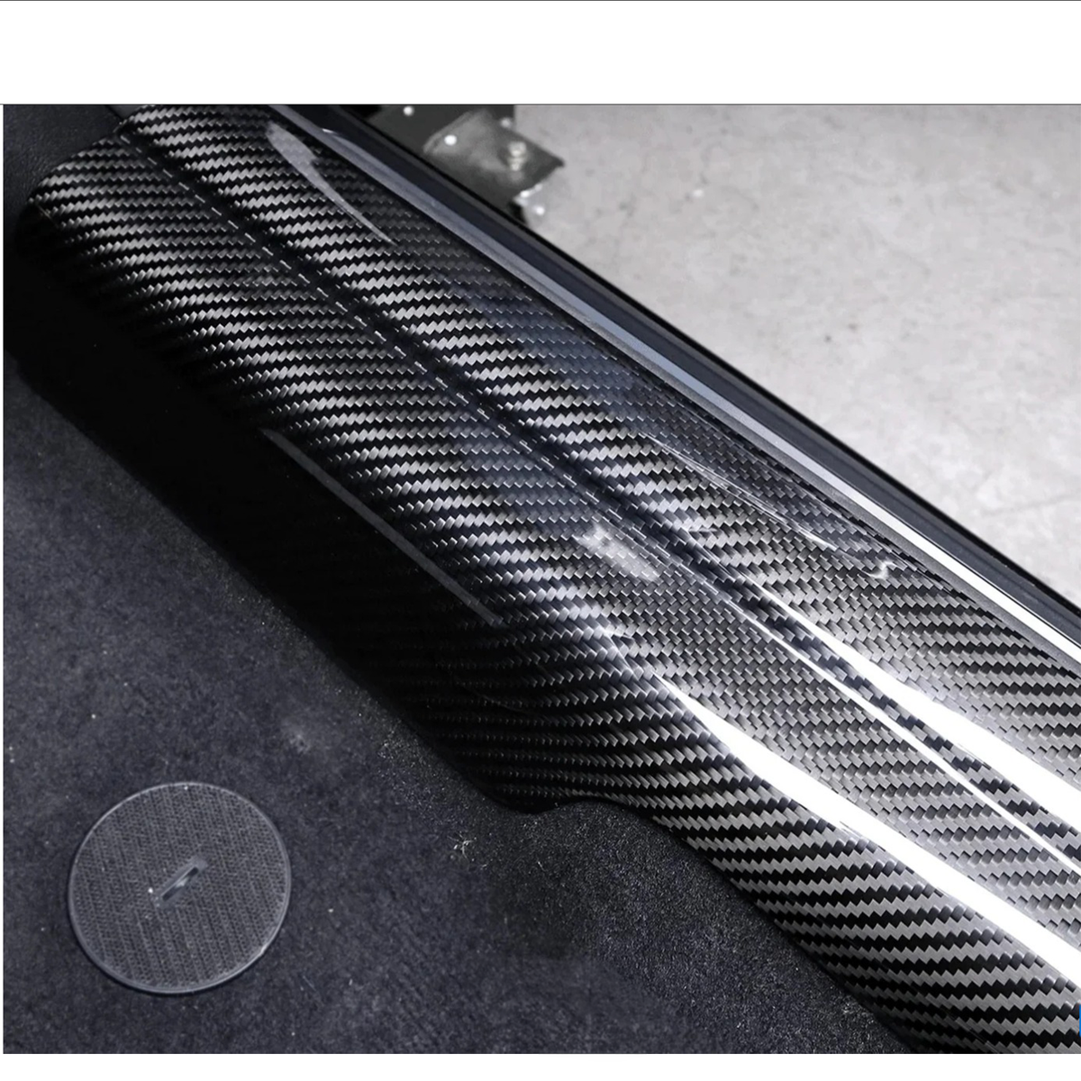 STRATEC SYSTEMS Carbon Fiber Door Sill Covers for BMW G87 M2 G42 2 Series - View 3