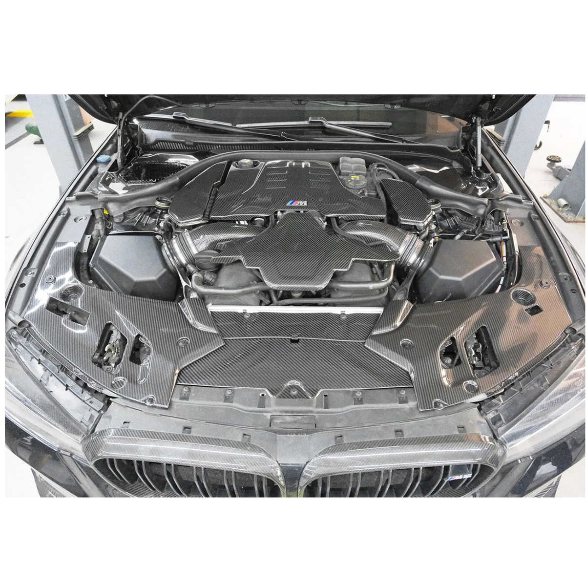 Bull Boost Performance Carbon Fiber Complete Engine Bay Kit for BMW F90 M5 F91 F92 F93 M8 G30 5...