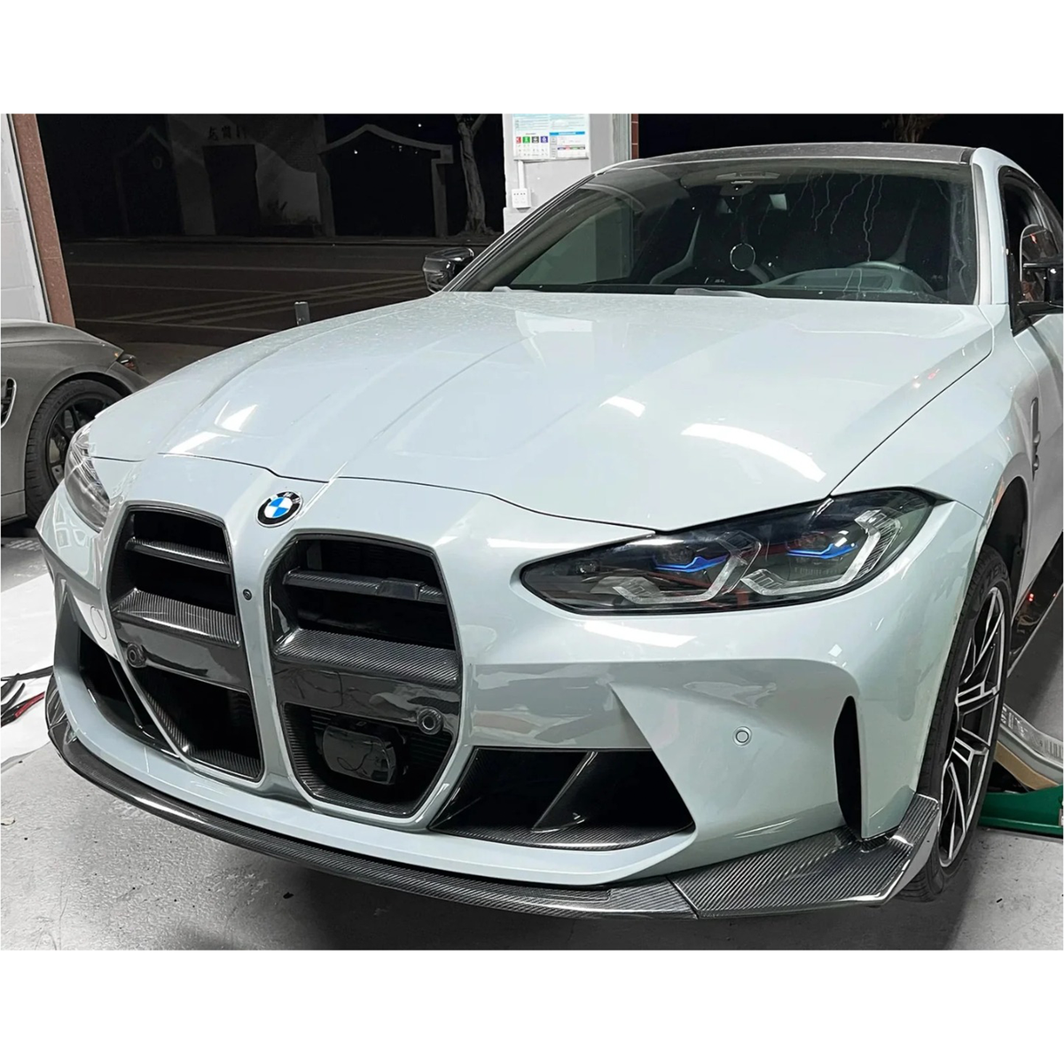 Bull Boost Performance Dry Carbon Fiber CSL Style Front Lip for BMW G80 M3 G82 G83 M4 - View 7
