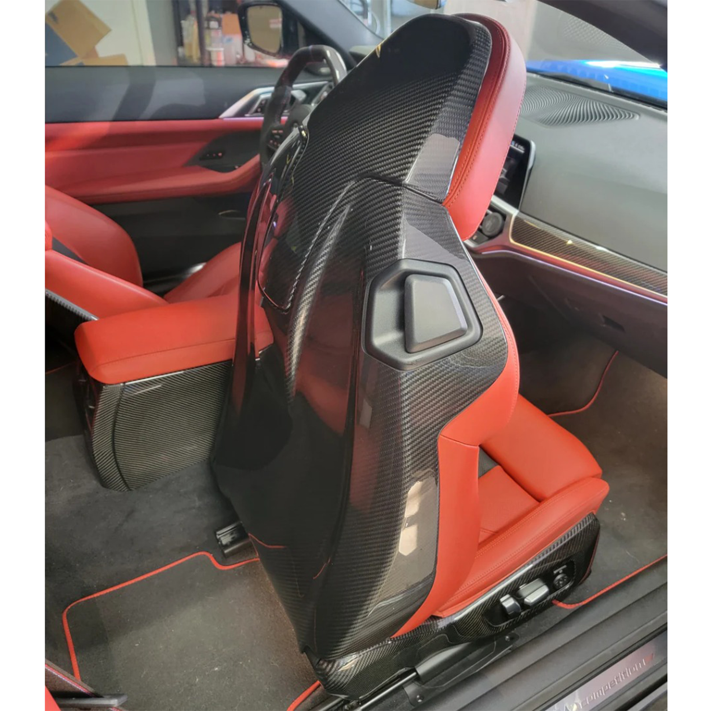 Carbon Fiber Full Seat Back Cover for BMW G80 M3 G82 G83 M4 G87 M2