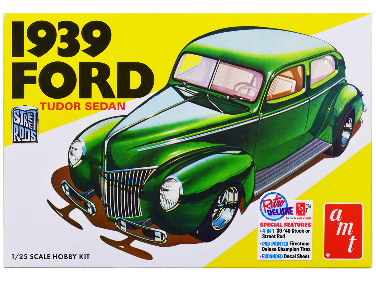 Rapid Vehicles Skill 2 Model Kit 1939 Ford Tudor Sedan "Street Rod" Series 1/25 Scale Model by...