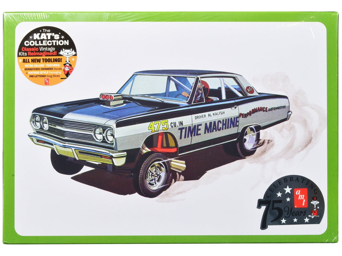 Rapid Vehicles Skill 2 Model Kit 1965 Chevrolet Chevelle AWB Funny Car "Time Machine" 1/25 Scale...