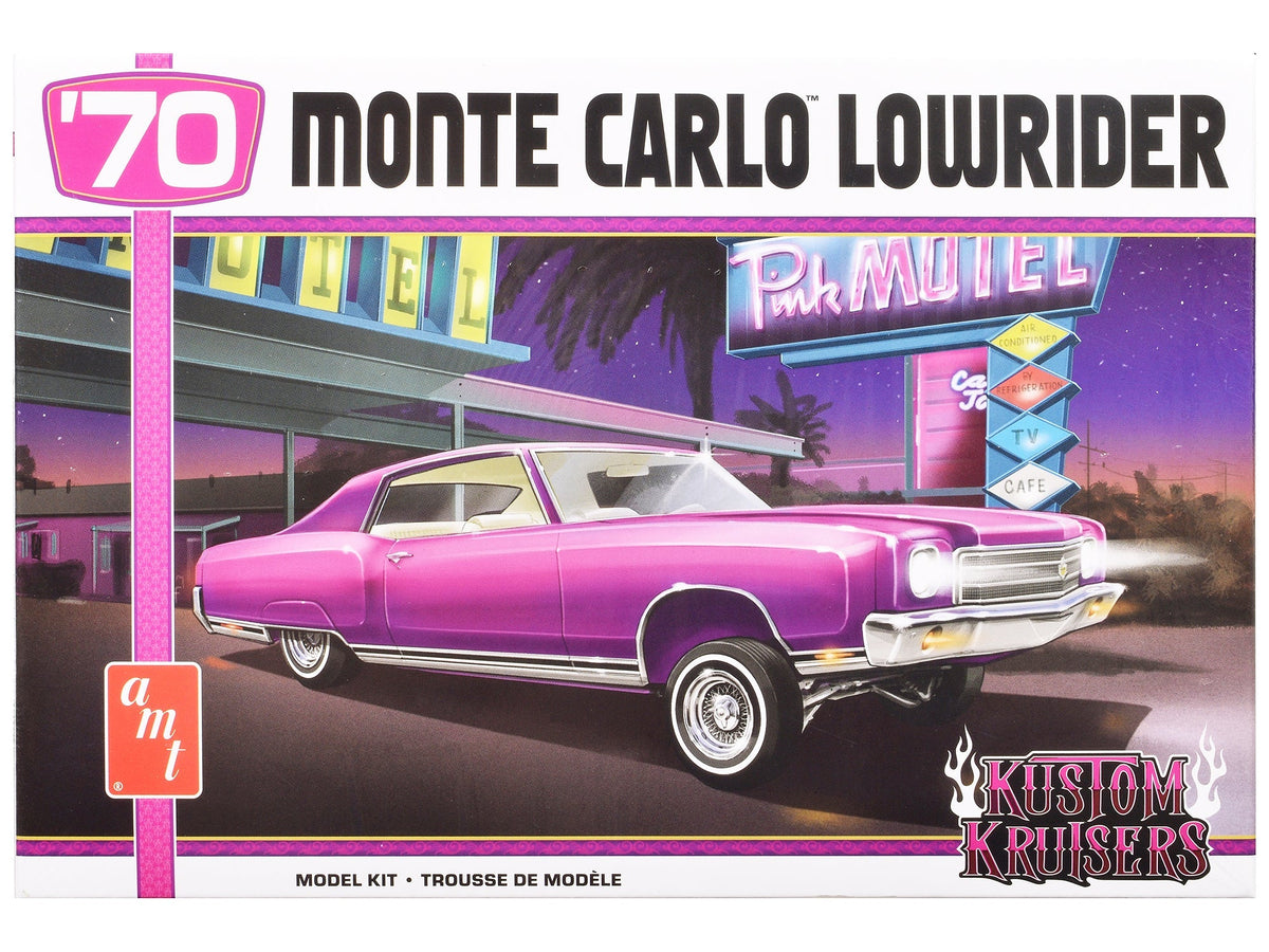 Rapid Vehicles Skill 2 Model Kit 1970 Chevrolet Monte Carlo Lowrider "Kustom Kruisers" 1/25 Scale...