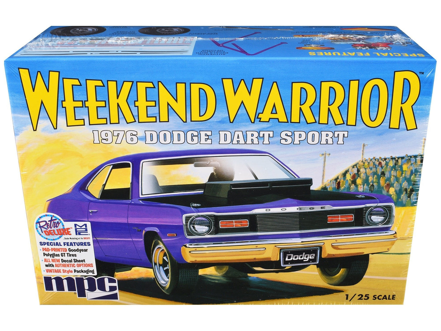 Skill 2 Model Kit 1976 Dodge Dart Sport "Weekend Warrior" 1/25 Scale Model by MPC  free shipping USA