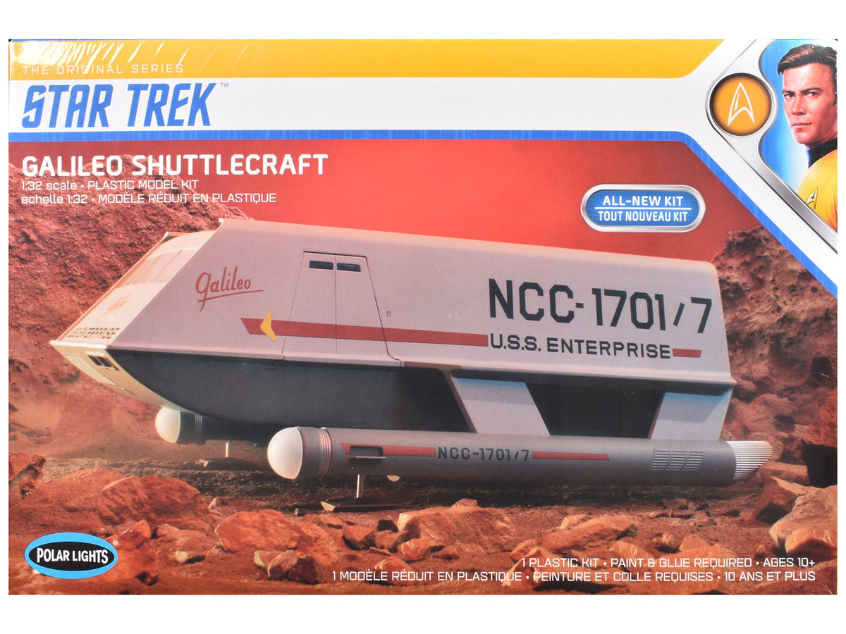 Rapid Vehicles Skill 2 Model Kit Galileo Shuttlecraft "Star Trek: The Original Series"...