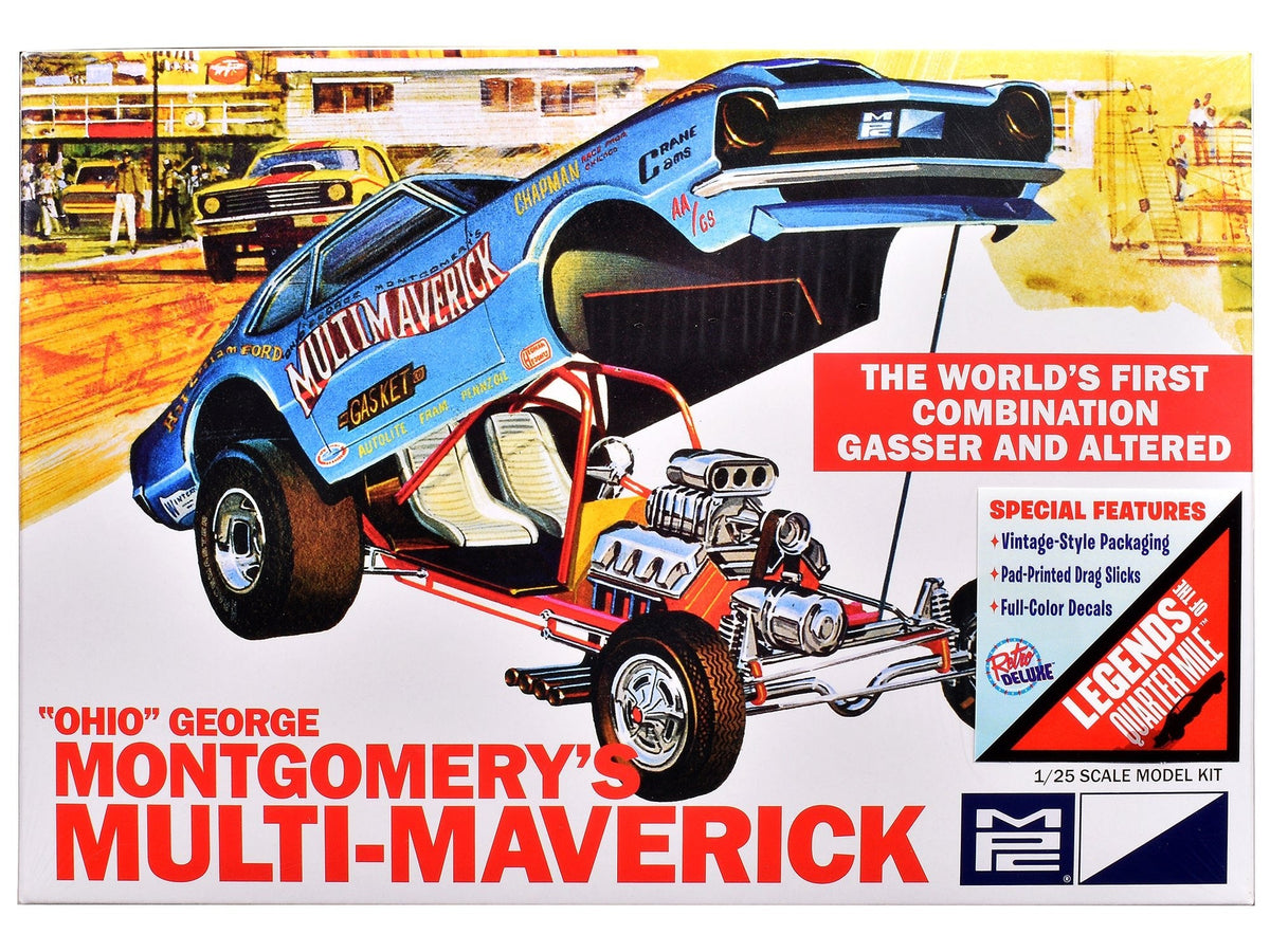 Rapid Vehicles Skill 2 Model Kit "Ohio" George Montgomery's Multi Maverick Funny Car 1/25 Scale...