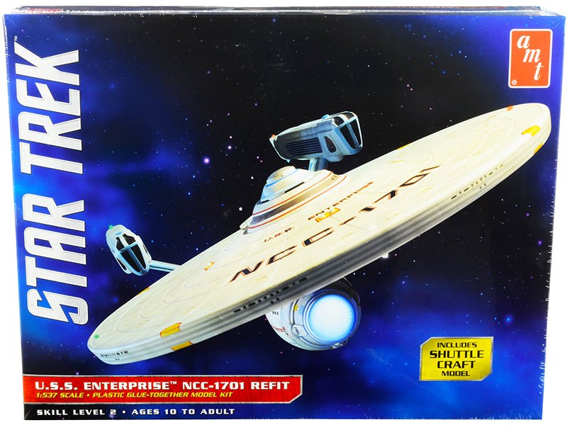 Rapid Vehicles Skill 2 Model Kit U.S.S. Enterprise NCC-1701 Refit Starship "Star Trek" 1/537...
