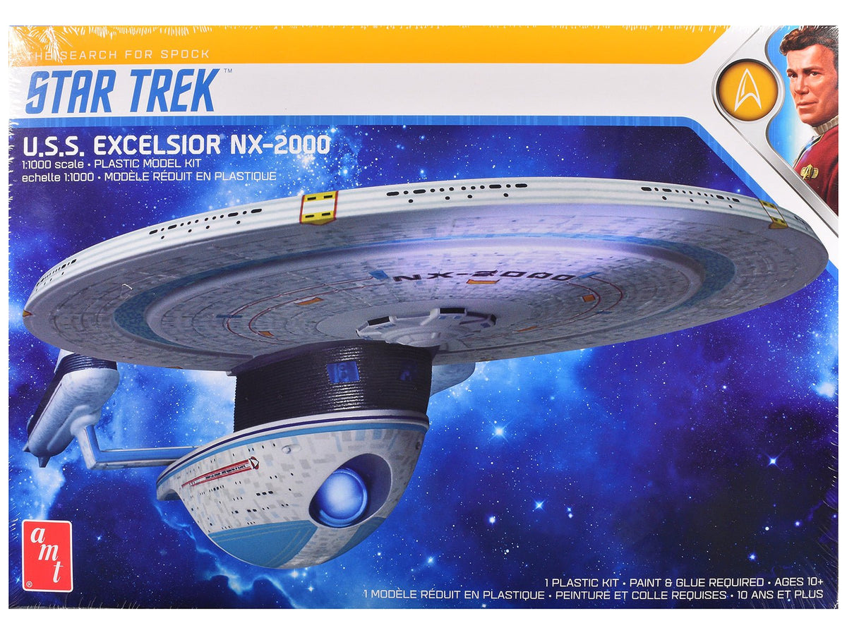 Rapid Vehicles Skill 2 Model Kit U.S.S. Excelsior NX-2000 Space Ship "Star Trek III: The Search...