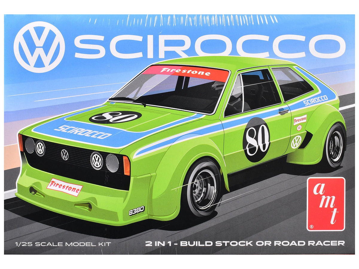 Rapid Vehicles Skill 2 Model Kit Volkswagen Scirocco "T/A Champ" 1/25 Scale Model by AMT  free...