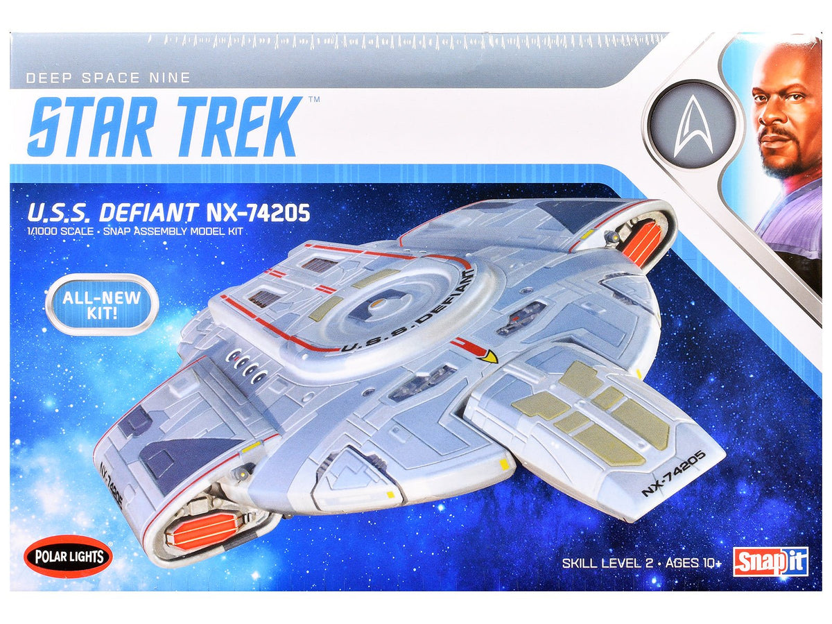 Rapid Vehicles Skill 2 Snap Model Kit USS Defiant NX-74205 Starship "Star Trek: Deep Space Nine"...