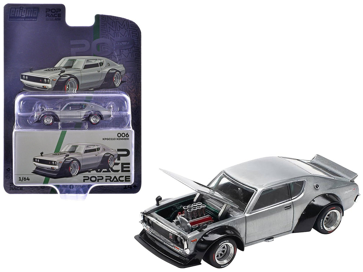 Rapid Vehicles Skyline KPGC110 "Kenmeri" RHD (Right Hand Drive) Raw Metal "Enigma Exclusive...