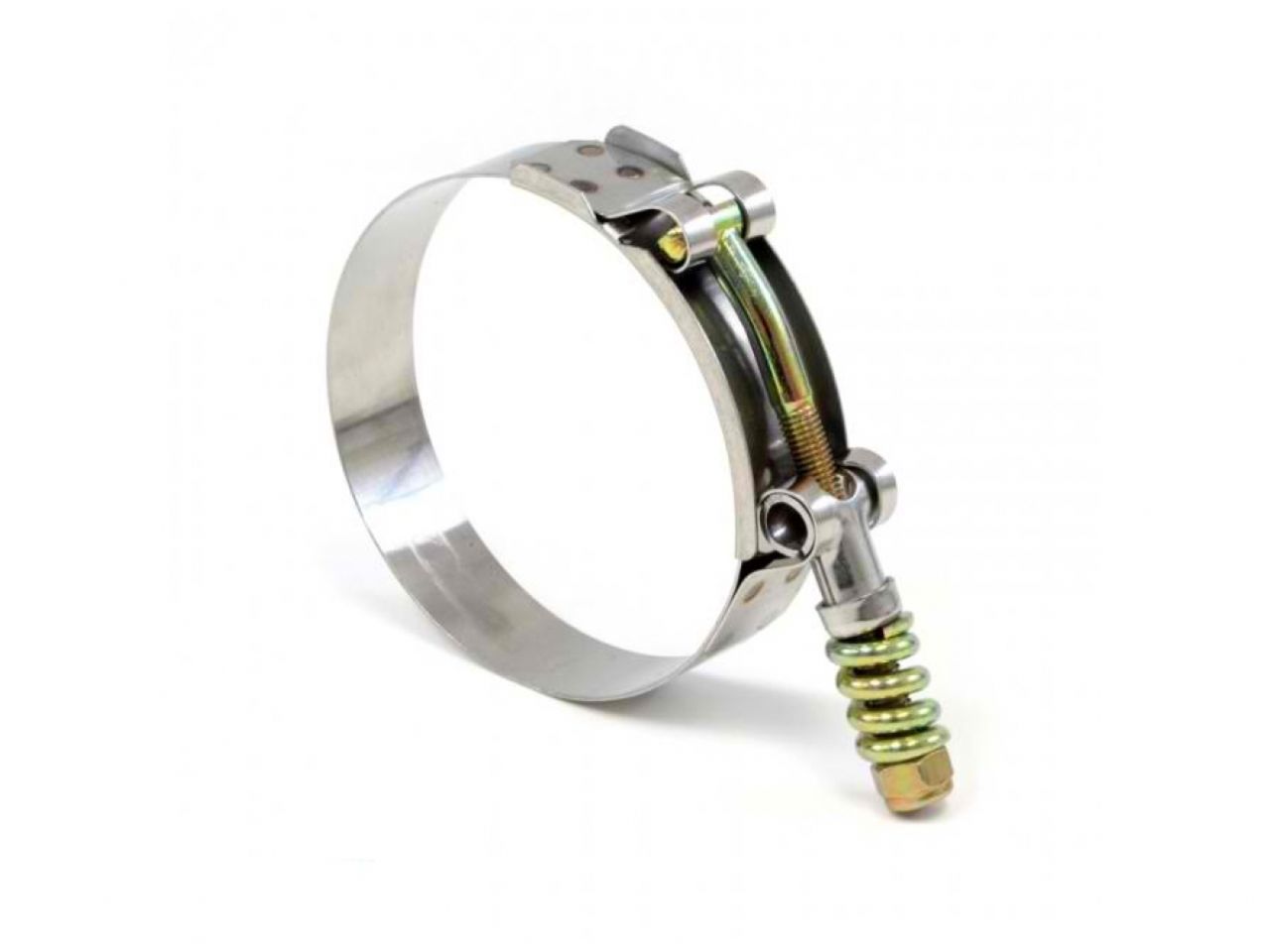 HPS Performance Products HPS Stainless Steel Spring Loaded T-Bolt Hose Clamp SAE 108 for 4" ID hose - Effective Size: 4.25"-4.57"
