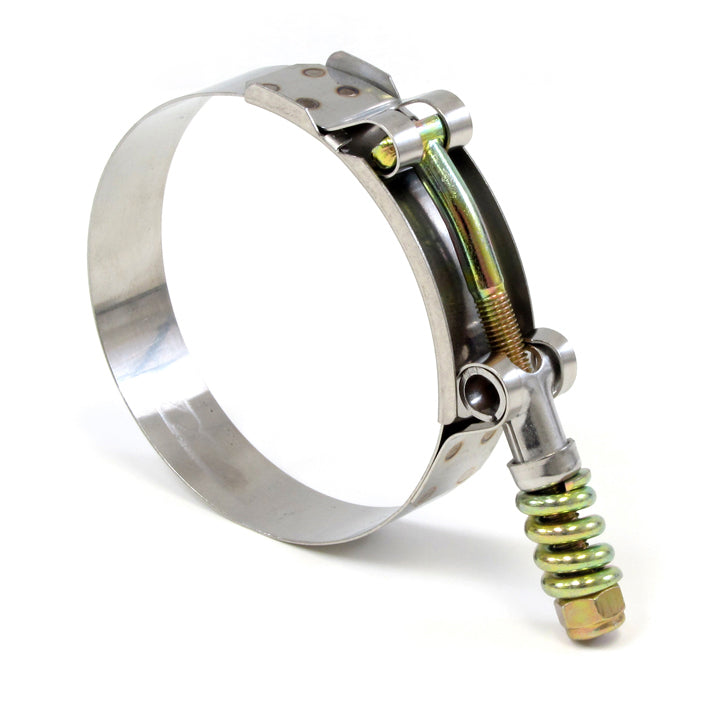 HPS Performance Products HPS Stainless Steel Spring Loaded T-Bolt Hose Clamp SAE 76 for 3" ID hose - Effective Size: 3.27"-3.58"