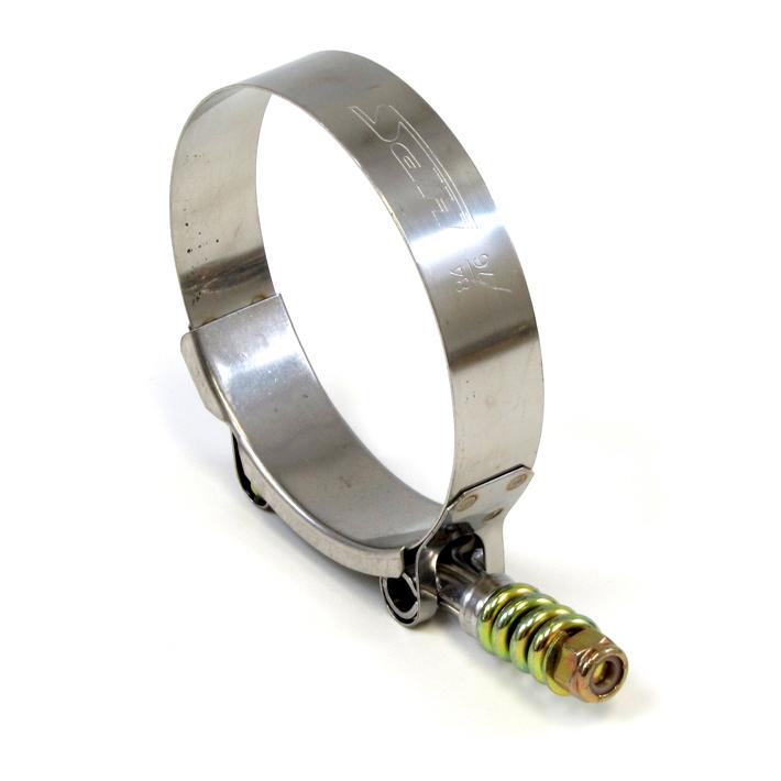HPS Performance Products HPS Stainless Steel Spring Loaded T-Bolt Hose Clamp SAE 108 for 4" ID hose - Effective Size: 4.25"-4.57"