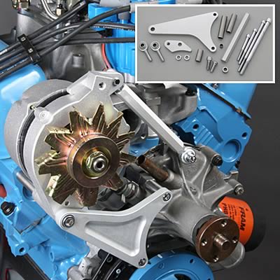 Summit Racing™ Billet Aluminum Alternator Brackets - 2003