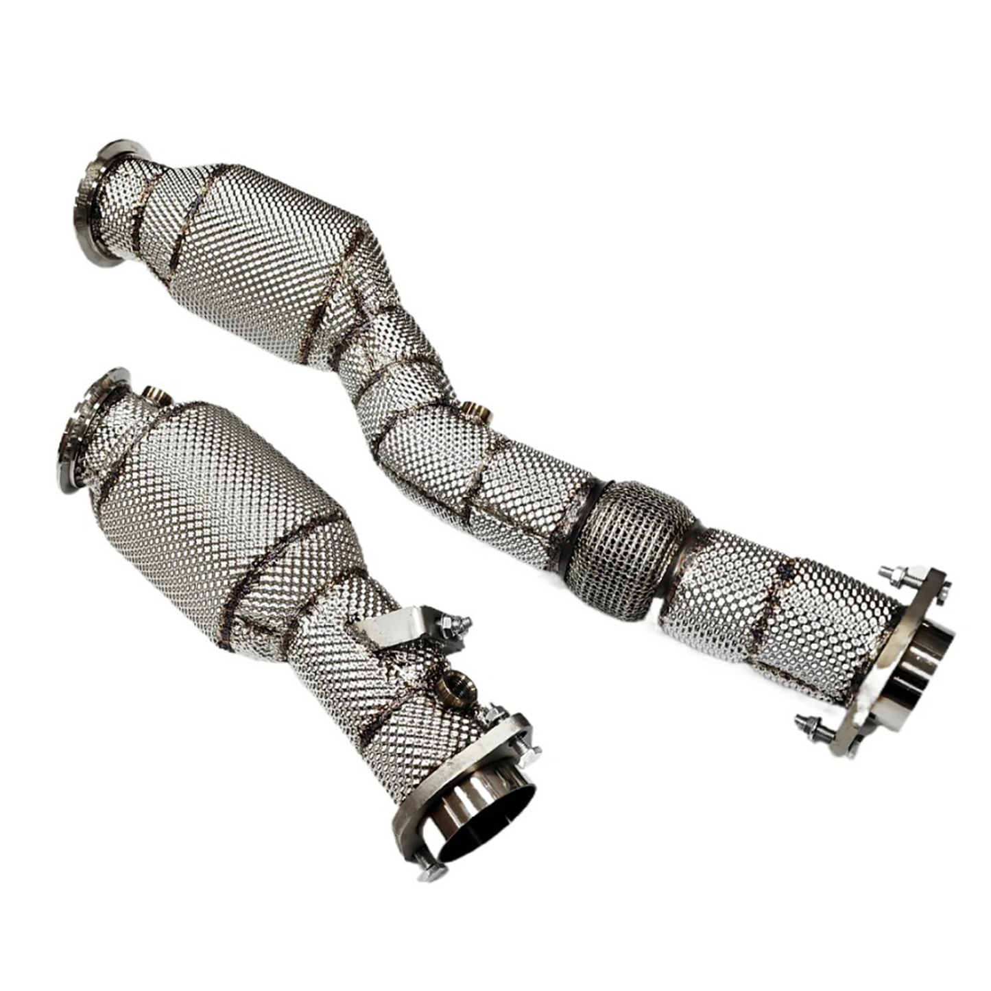High-Flow Catted Exhaust Downpipes for BMW G87 M2 G80 M3 G82 M4