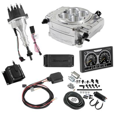 Holley Sniper 2 EFI 650 HP Inline Pump Fuel Injection Systems with Power Distribution Module - 5505105PKSBF