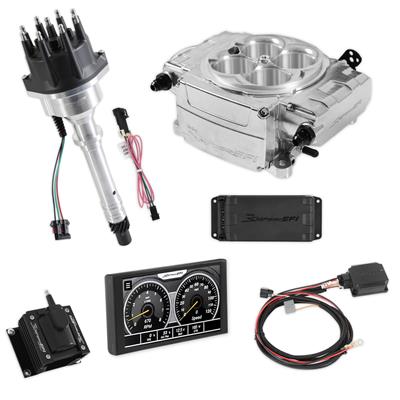 Holley Sniper 2 EFI 650 HP Base Fuel Injection Systems with Power Distribution Module - 5505105PXSBC
