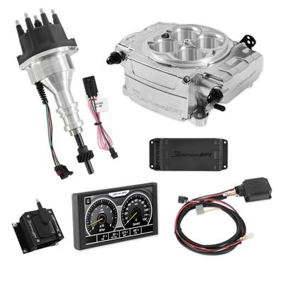 Holley Sniper 2 EFI 650 HP Base Fuel Injection Systems with Power Distribution Module - 5505105PXSBF