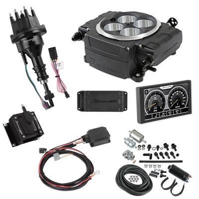 Holley Sniper 2 EFI 650 HP Inline Pump Fuel Injection Systems with Power Distribution Module - 5505115PKSBF