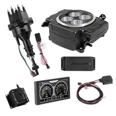 Holley Sniper 2 EFI 650 HP Base Fuel Injection Systems with Power Distribution Module - 5505115PXSBF