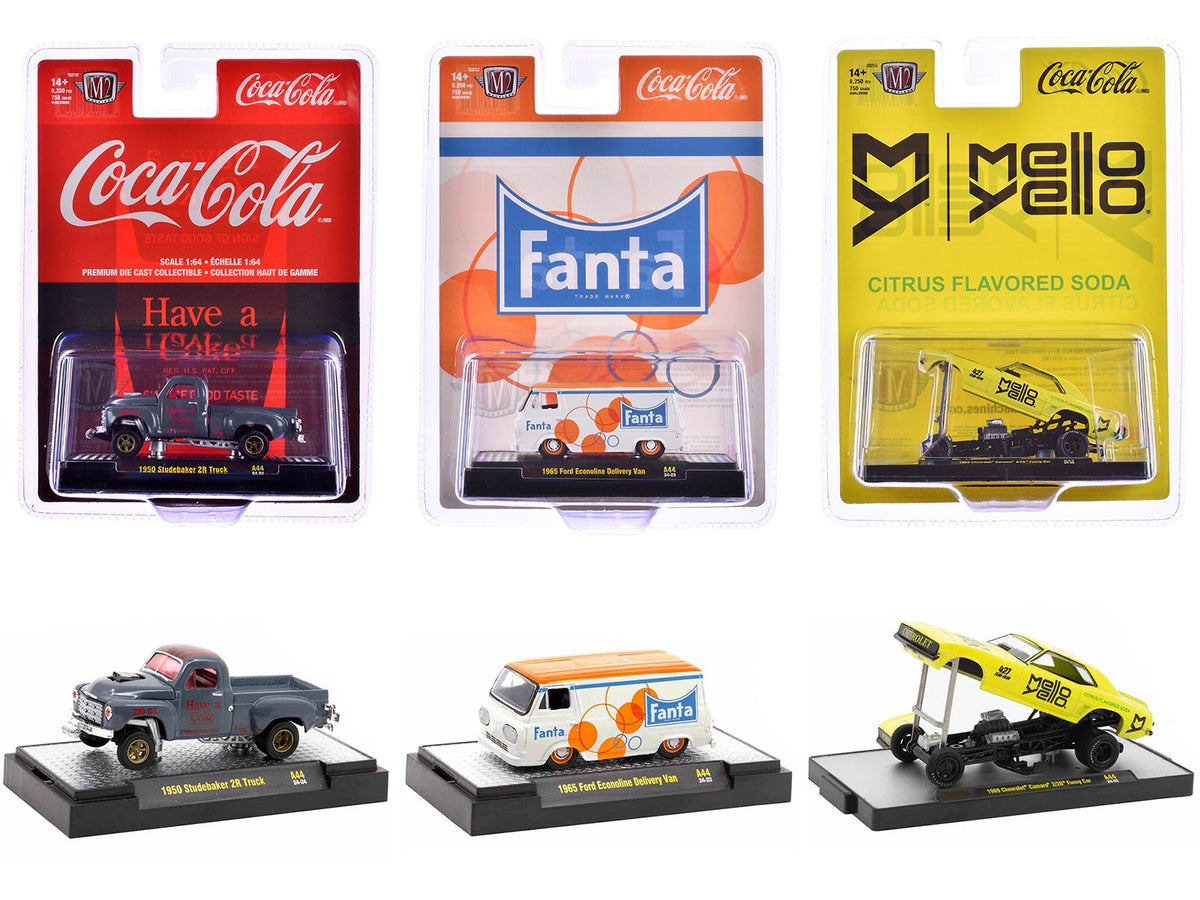 Rapid Vehicles "Sodas" Set of 3 pieces Release 44 Limited Edition to 8250 pieces Worldwide 1/64...