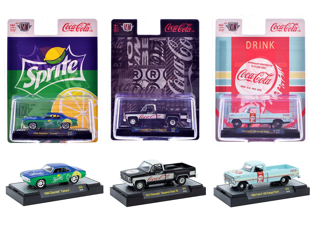 Rapid Vehicles "Sodas" Set of 3 pieces Release 55 Limited Edition to 10000 pieces Worldwide 1/64...