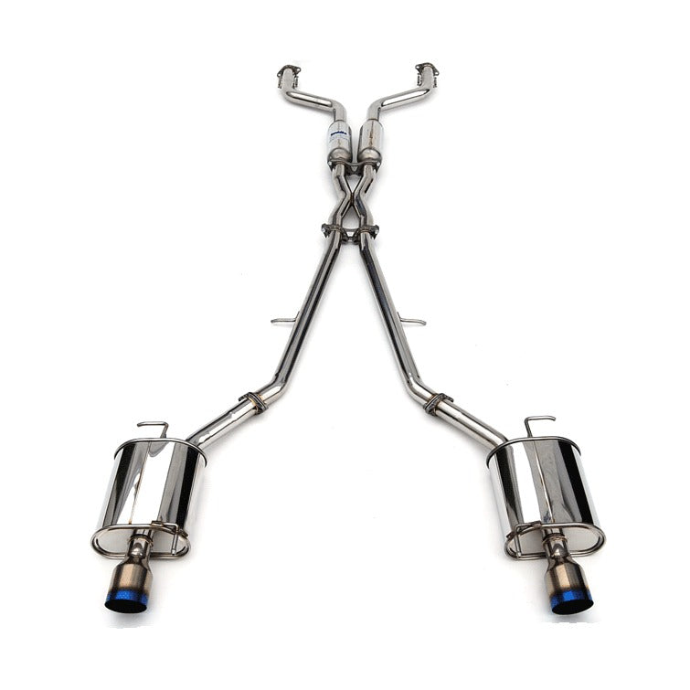 Invidia [07-08 G35 Sedan] [09-13 G37 Sedan] Q300 Cat-Back Exhaust - Single-Layer Titanium Tip