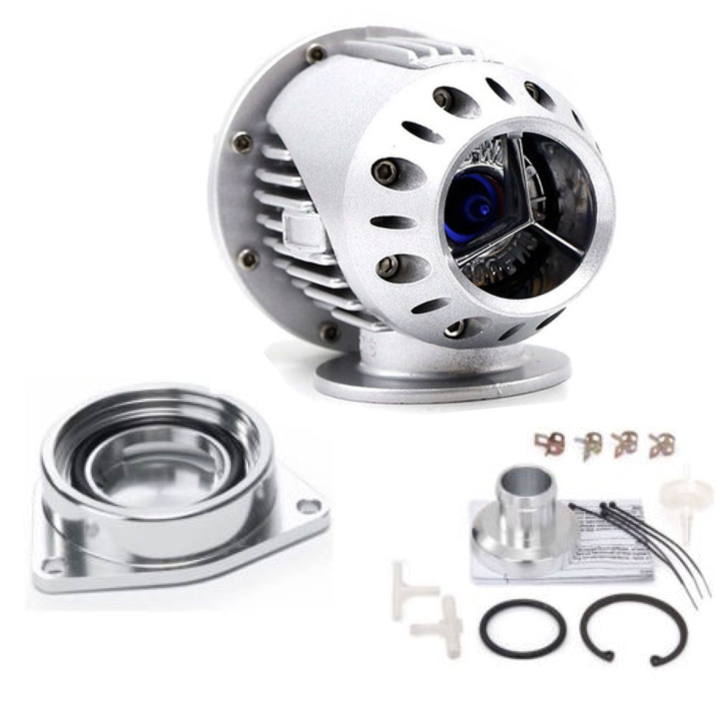 Dodge Neon SRT+4 HKS SSQV Blow Off Valve BOV Kit With Direct Fit Adapter Billet
