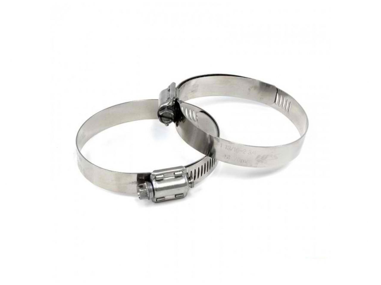 HPS Performance Products HPS Stainless Steel Worm Gear Liner Hose Clamp SAE 40 2pc Pack 2-1/16" - 3" (52mm-76mm)