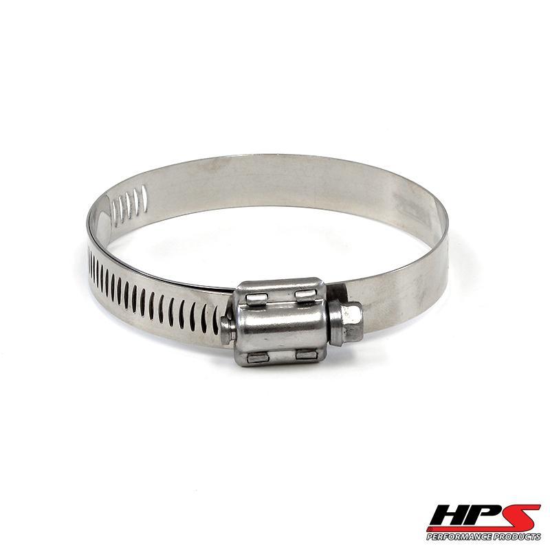 HPS Performance Products HPS Stainless Steel Worm Gear Liner Hose Clamp SAE 36 2pc Pack 1-13/16" - 2-3/4" (46mm-70mm)