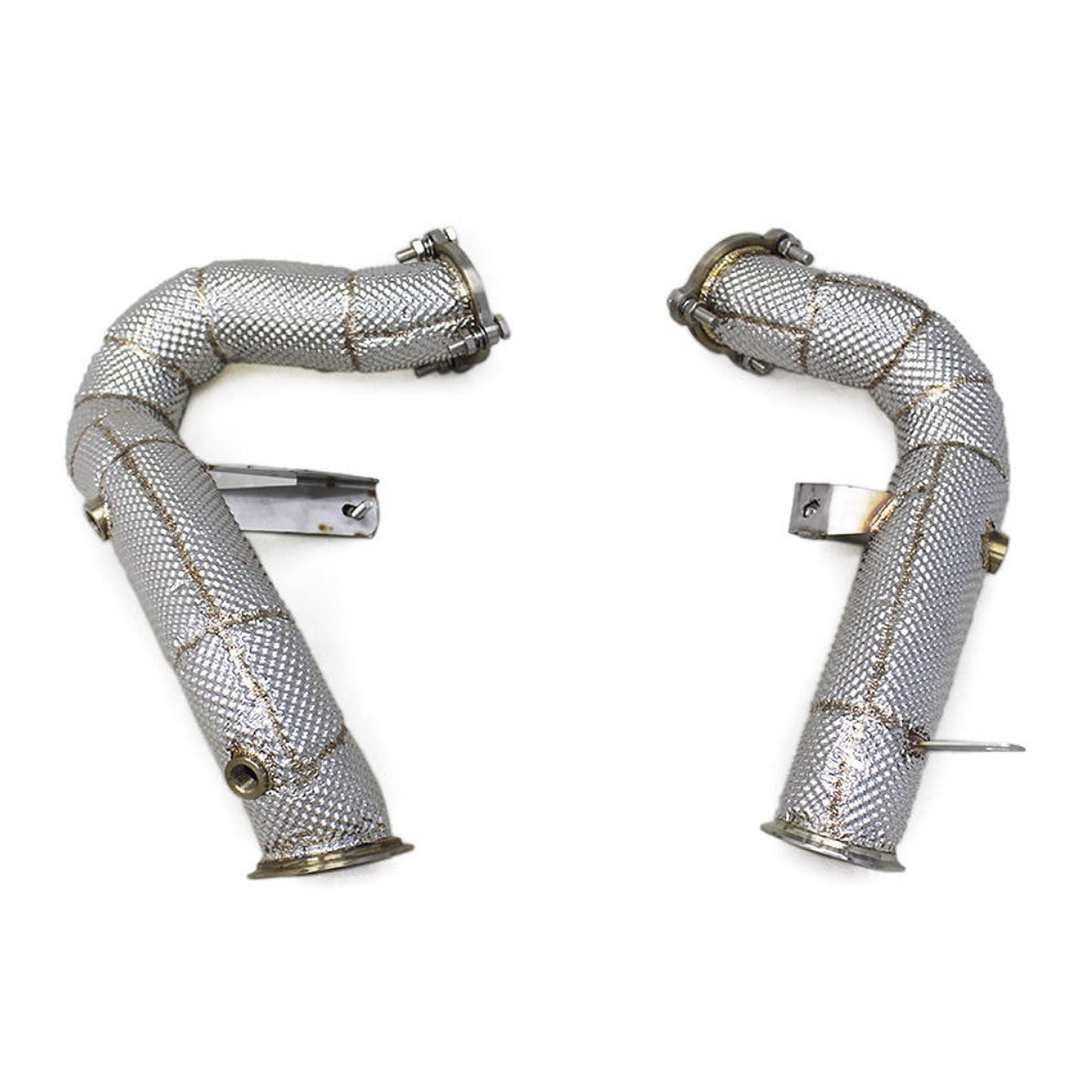 Straight Free Flow Stainless Steel Down Pipes for Porsche Macan Turbo GTS 3.6T