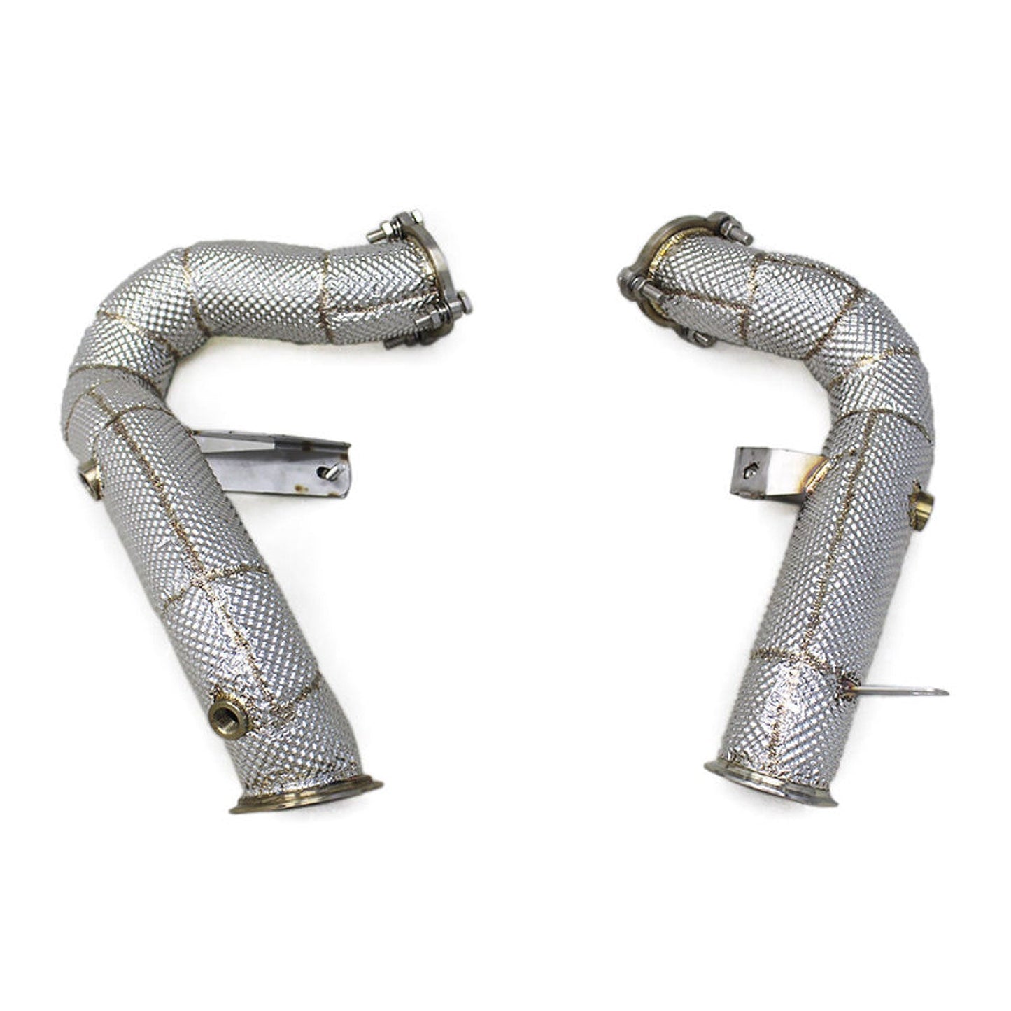 Straight Free Flow Stainless Steel Down Pipes for Porsche Macan Turbo GTS 3.6T