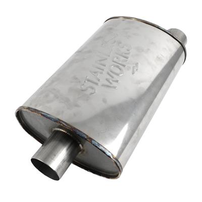 Stainless Works Turbo Chambered Mufflers - TM5C25O25C