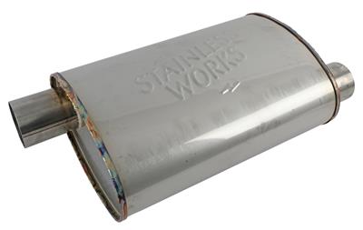 Stainless Works Turbo Chambered Mufflers - TM5C25O25OPS