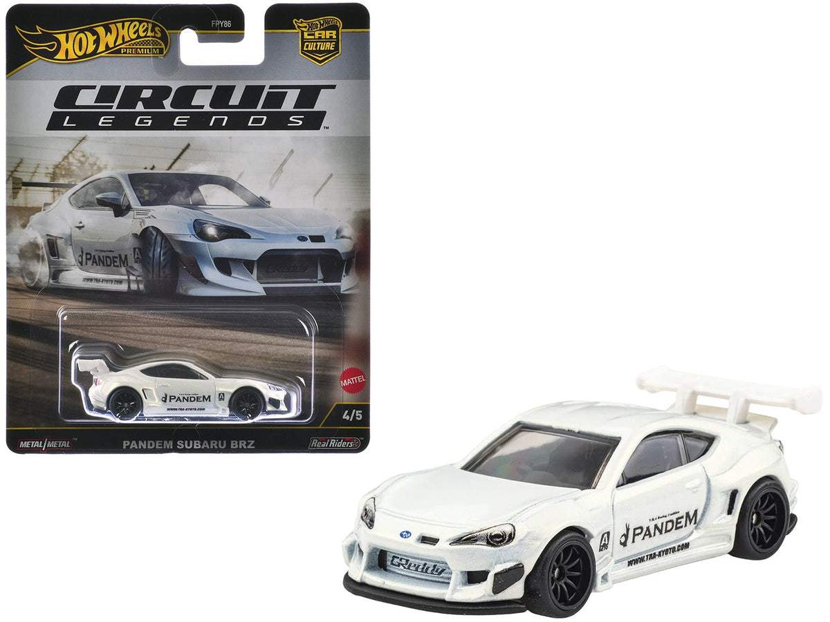Rapid Vehicles Subaru BRZ Pandem RHD (Right Hand Drive) White Metallic "Circuit Legends" Series...