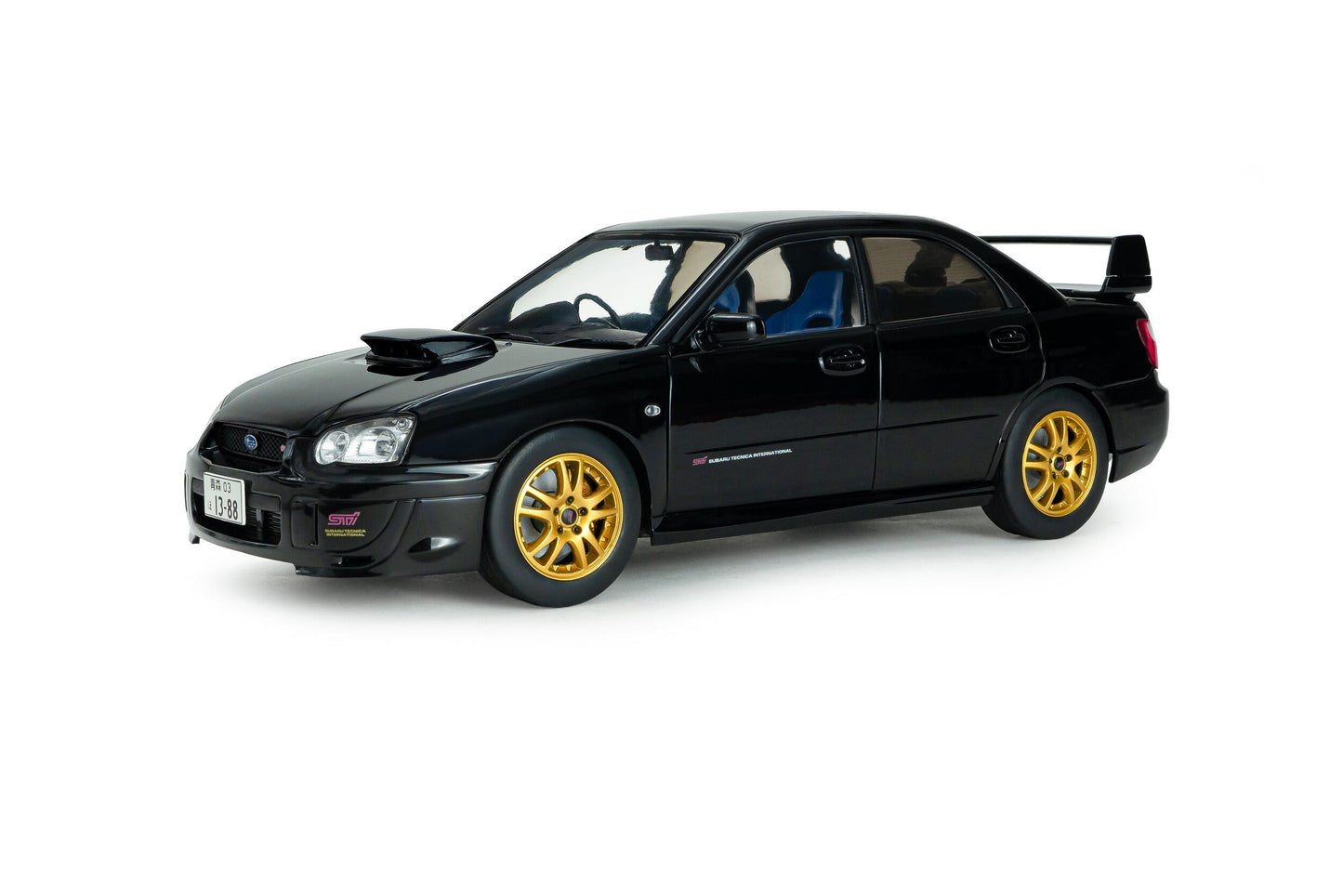 Solido 2004 Subaru WRX STi (GDB) Black 1:18