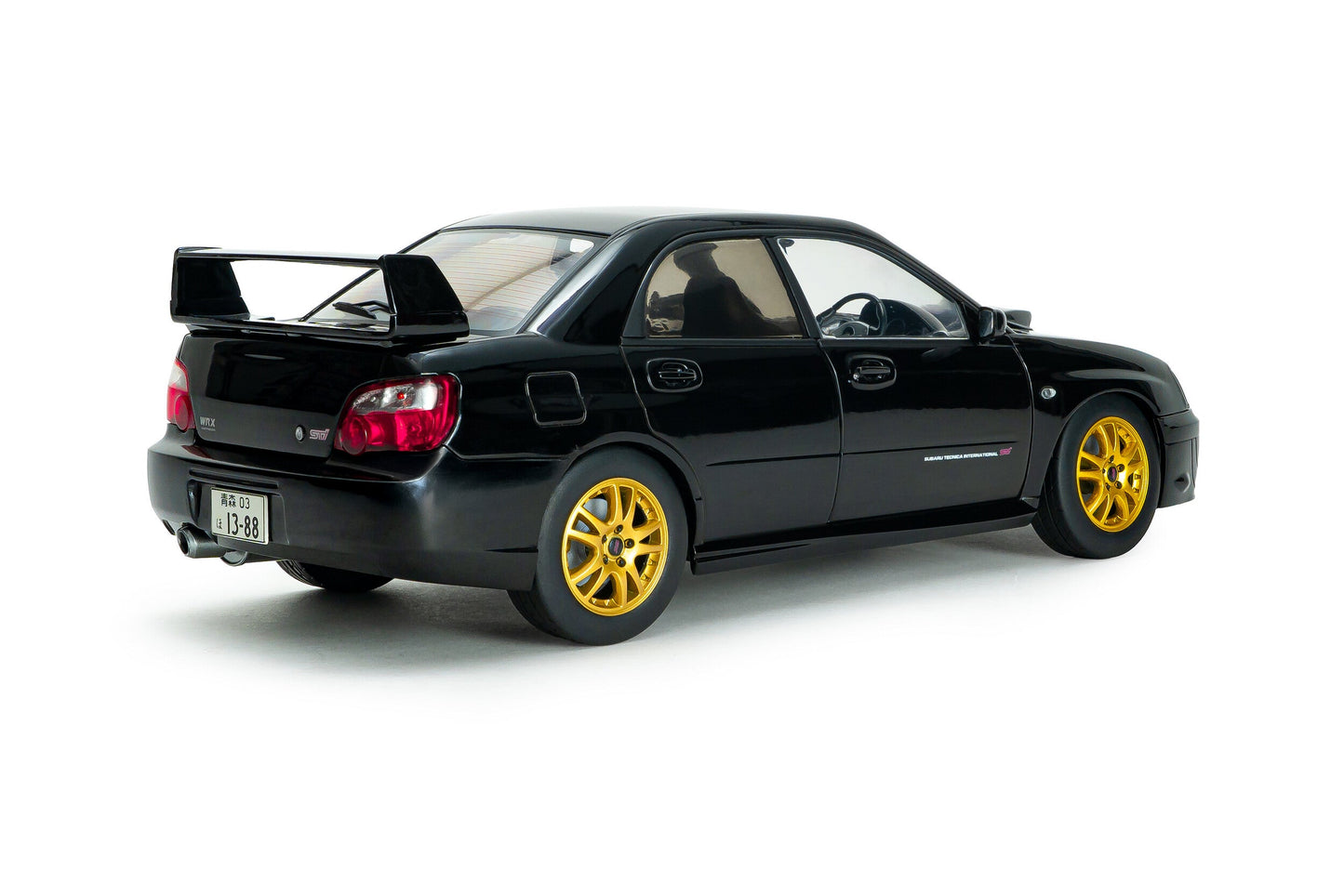 Solido 2004 Subaru WRX STi (GDB) Black 1:18