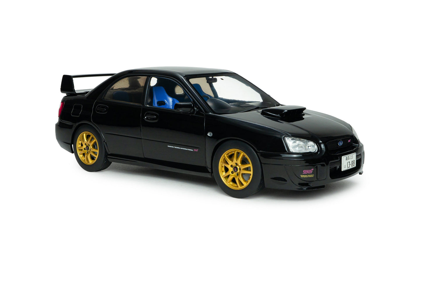 Solido 2004 Subaru WRX STi (GDB) Black 1:18