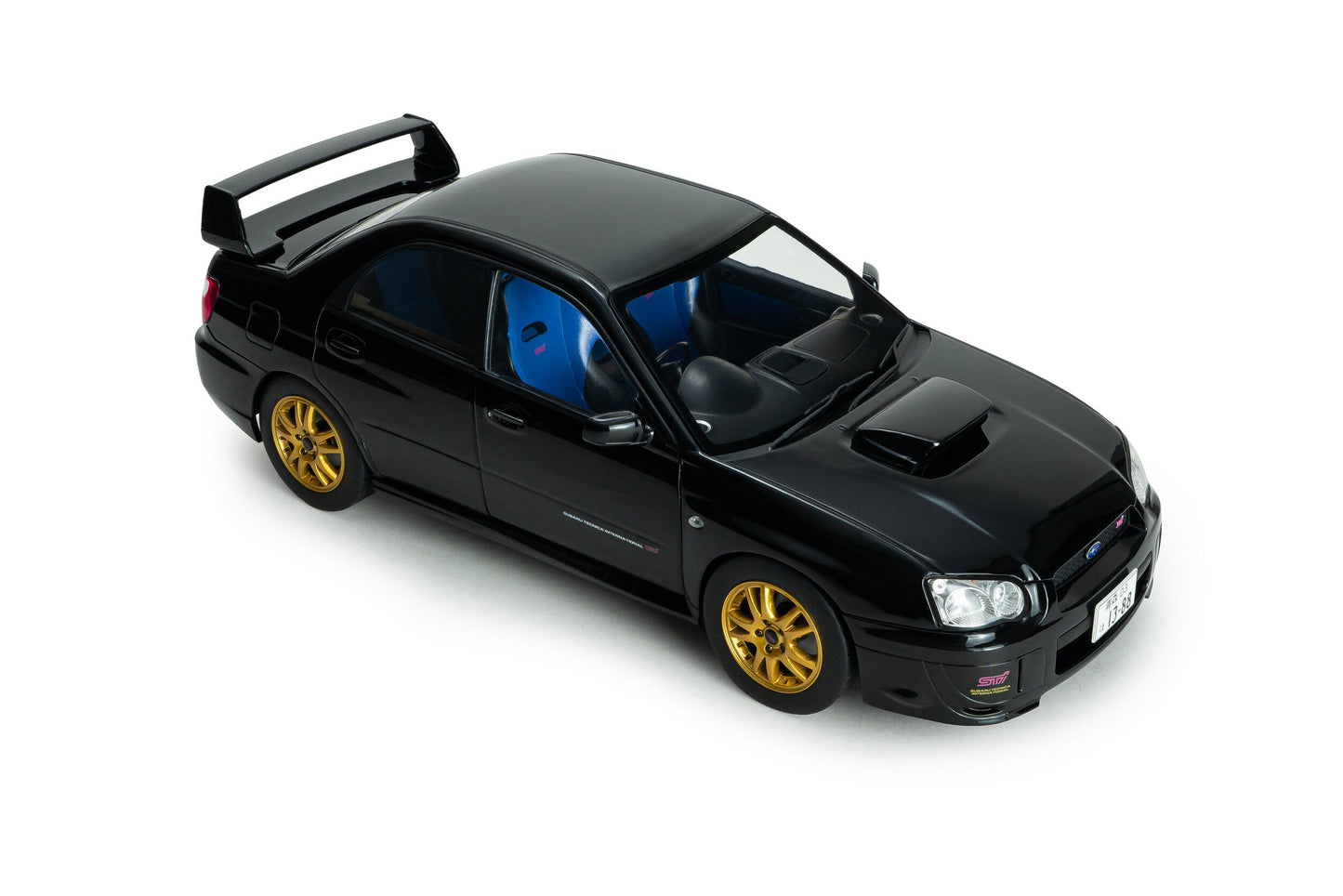 Solido 2004 Subaru WRX STi (GDB) Black 1:18