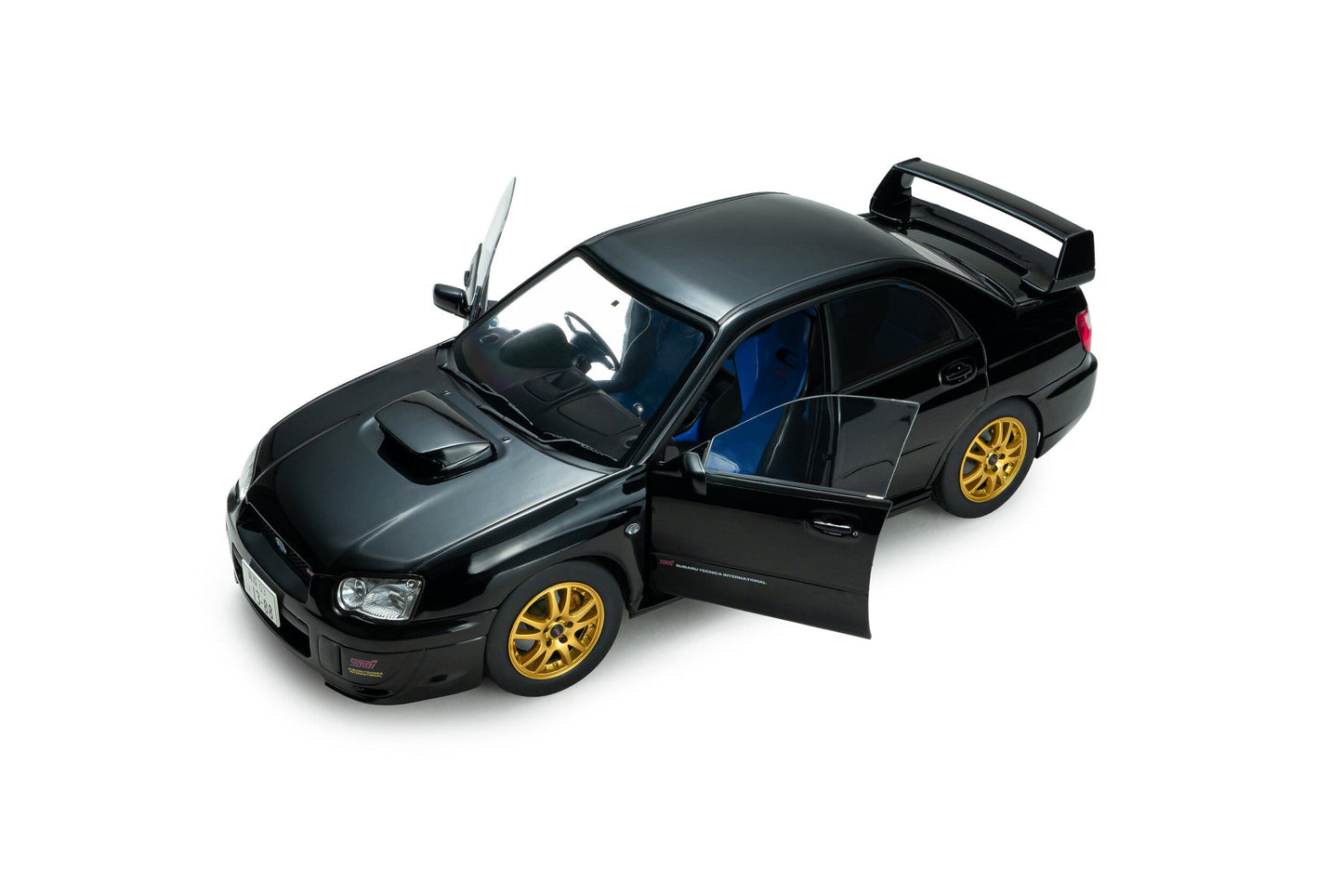 Solido 2004 Subaru WRX STi (GDB) Black 1:18