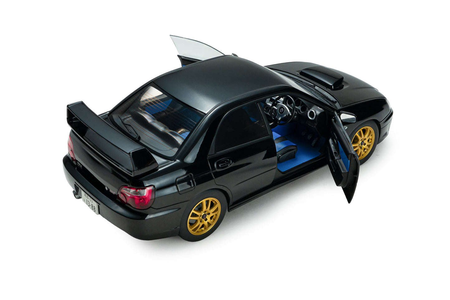 Solido 2004 Subaru WRX STi (GDB) Black 1:18