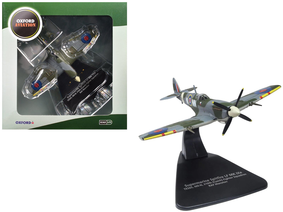 Rapid Vehicles Supermarine Spitfire LF MK IXe Fighter Aircraft "TE565 10th (Czech) Fighter...