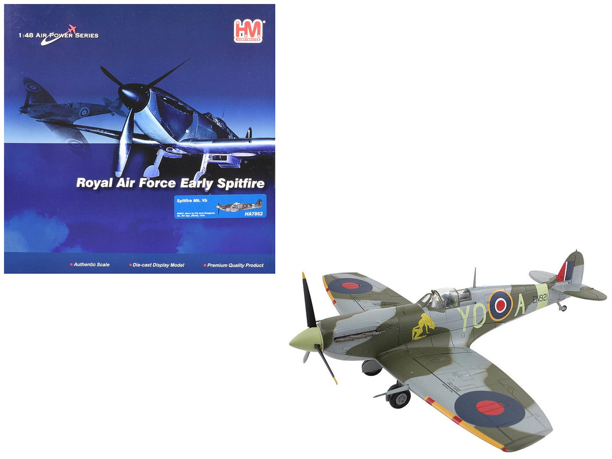 Rapid Vehicles Supermarine Spitfire Mk Vb Fighter Aircraft "EN921 Flying Officer Jack Sheppard...