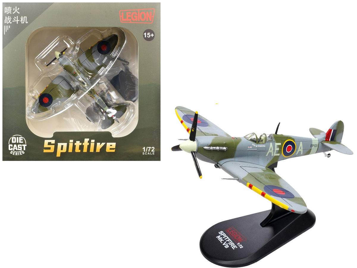 Rapid Vehicles Supermarine Spitfire Mk Vb Fighter Aircraft "EP120 Flight Lieutenant James 'Jeff'...