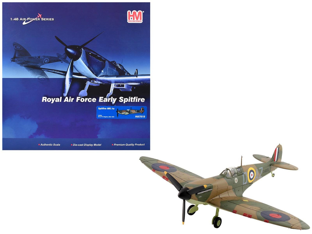 Rapid Vehicles Supermarine Spitfire Mk.1a Fighter Aircraft "X4009 Flight Lieutenant P.C. Hughes"...