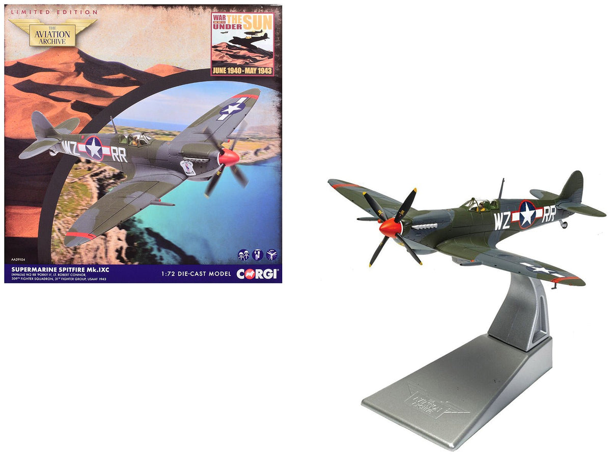 Rapid Vehicles Supermarine Spitfire MkIXC Fighter Aircraft "Porky II Lt Robert Connor 309th...