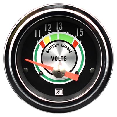 Stewart Warner Custom Deluxe Green Line Analog Gauges - 375T