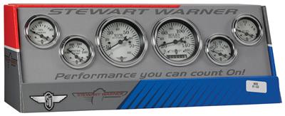 Stewart Warner Wings Analog Gauge Boxed Kits - 82222