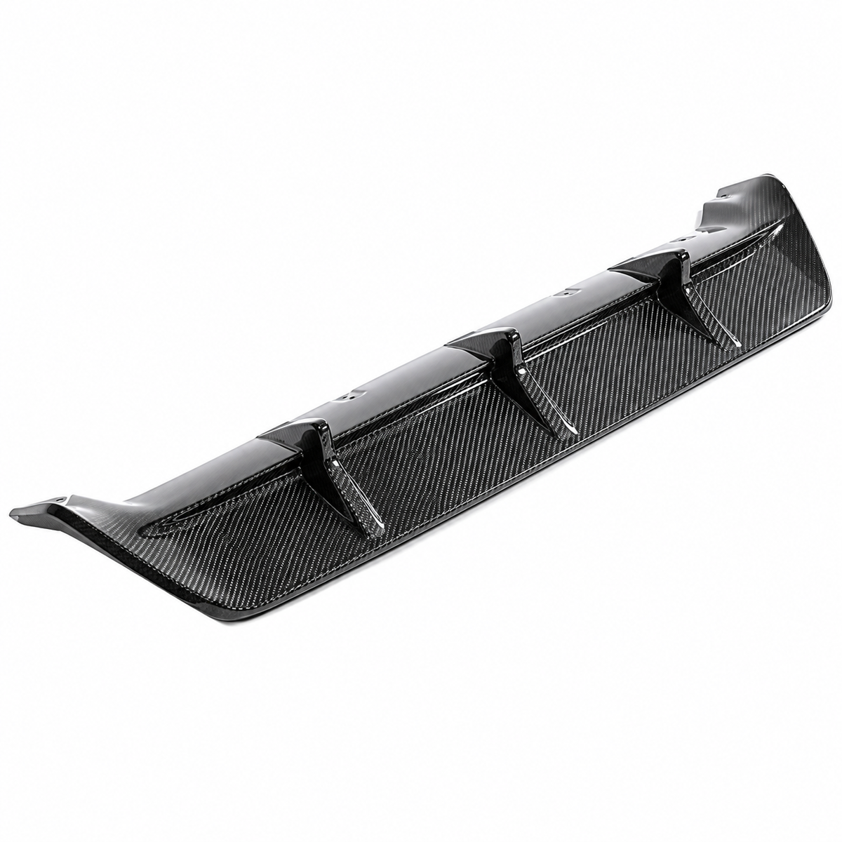 Carbon Fiber Rear Diffuser Extension for Lexus RC F Coupe